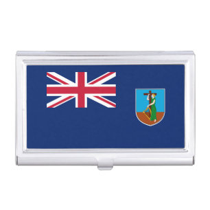 Montserrat Flag Business Card Case