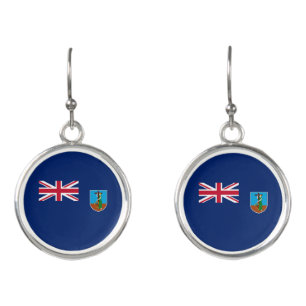 Montserrat Flag Earrings