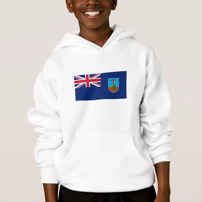 Montserrat Flag Hoodie (Front)