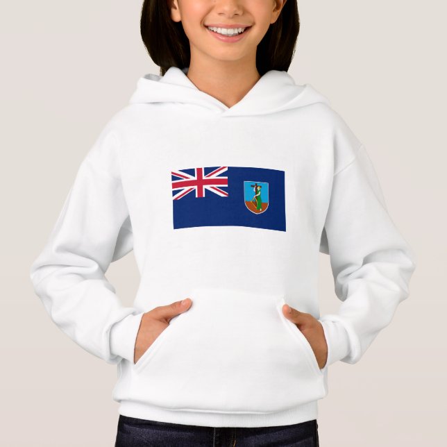 Montserrat Flag Hoodie (Front)