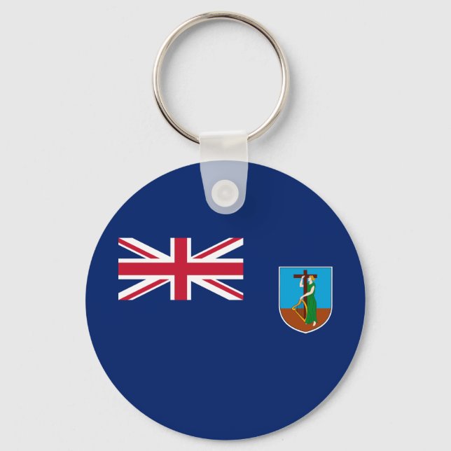 Montserrat Flag Keychain (Front)