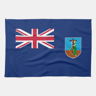 Montserrat Flag Kitchen Towel