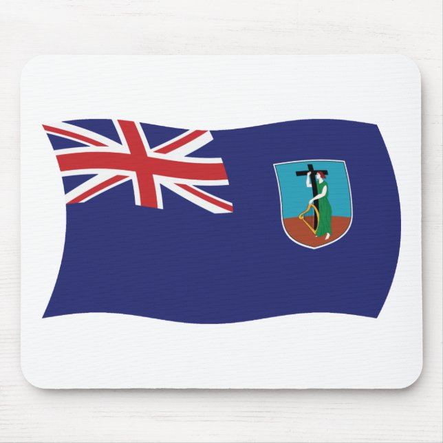 Montserrat Flag Mousepad (Front)