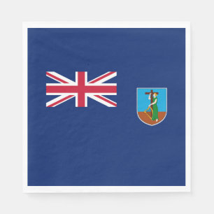 Montserrat Flag Napkins