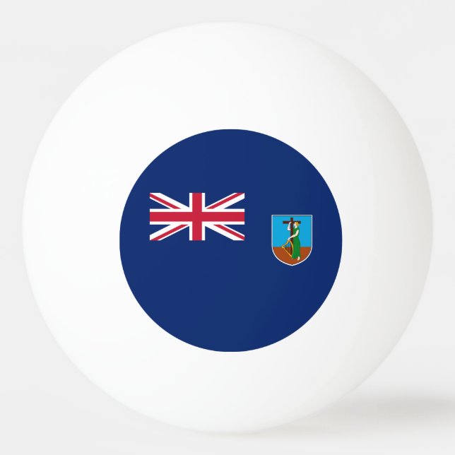 Montserrat Flag Ping Pong Ball (Front)
