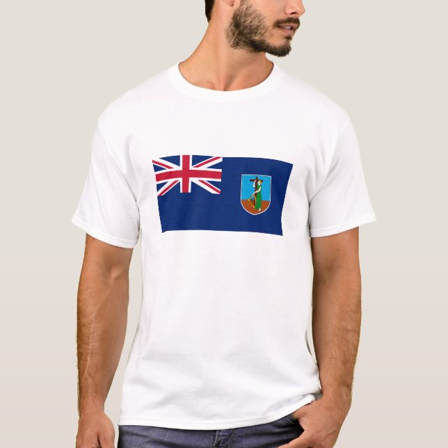 Montserrat Flag T-Shirt (Front)