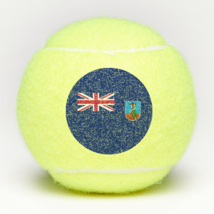 Montserrat Flag Tennis Balls