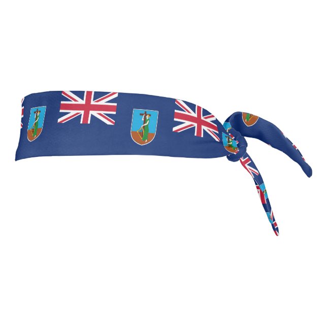 Montserrat Flag Tie Headband (Rotate 90)