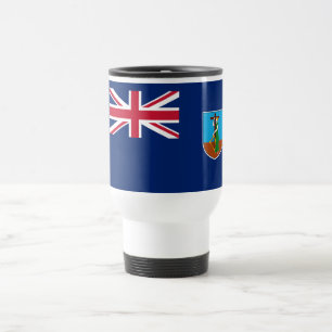 Montserrat Flag Travel Mug