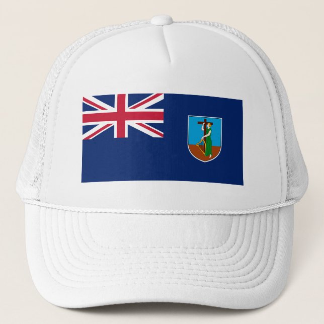 Montserrat Flag Trucker Hat (Front)