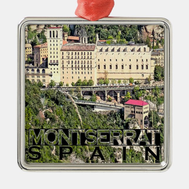 Montserrat Metal Ornament (Front)