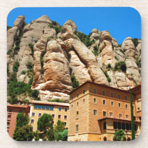 Montserrat Monastery, Catalonia, Spain Beverage Coaster