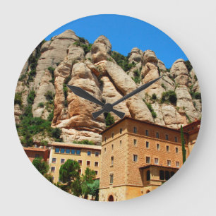Montserrat Monastery, Catalonia, Spain Large Clock