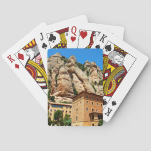 Montserrat Monastery, Catalonia, Spain Poker Cards