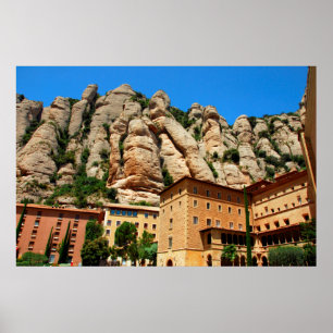 Montserrat Monastery, Catalonia, Spain Poster