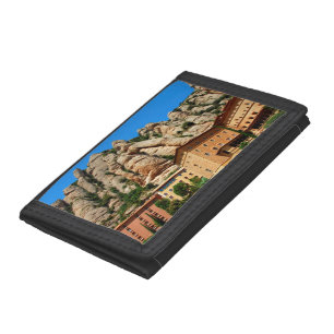 Montserrat Monastery, Catalonia, Spain Trifold Wallet
