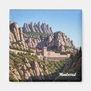 Montserrat Spain Magnet