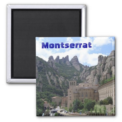 Montserrat Spain magnet