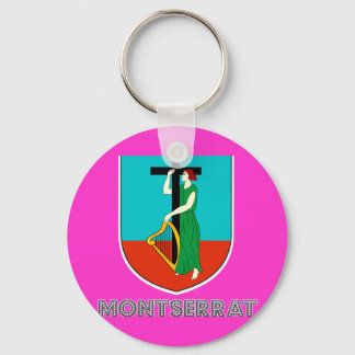 Montserratian Emblem Keychain