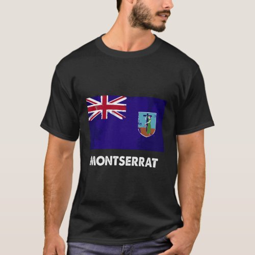 Montserratian Montserrat Flag T_Shirt