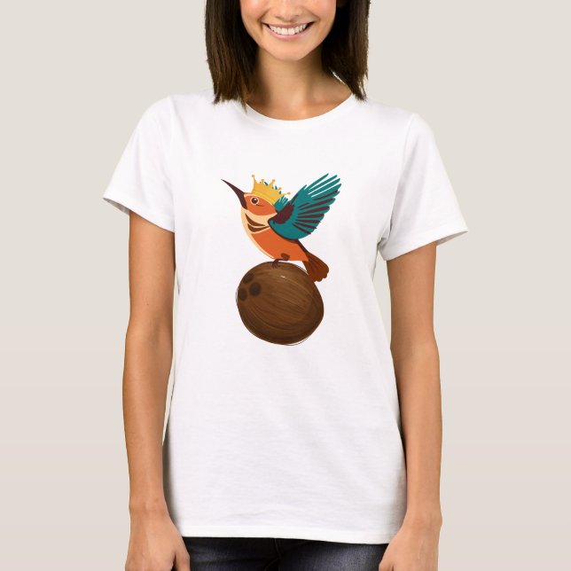 Monty Python Medieval Madness Coconut Horse Rider  T-Shirt (Front)
