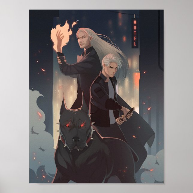 Monty, Simon & Peaches Poster (Front)