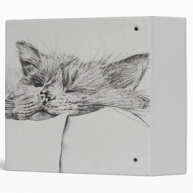 Monty sleepy boy binder (Back/Spine)