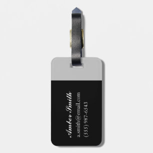 Monty sleepy boy luggage tag