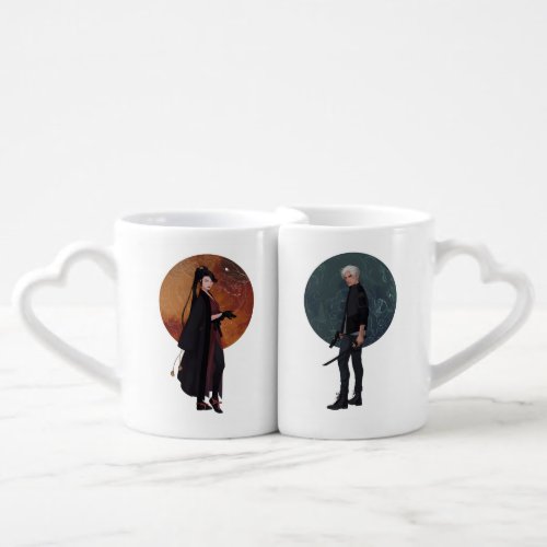 Monty  Strong _ Simon  Michiko Lovers Coffee Mug Set