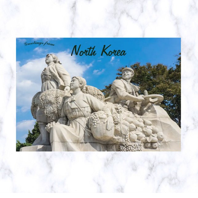 Monument at Juche Tower Pyongyang North Korea Post Postcard (Creator Uploaded)