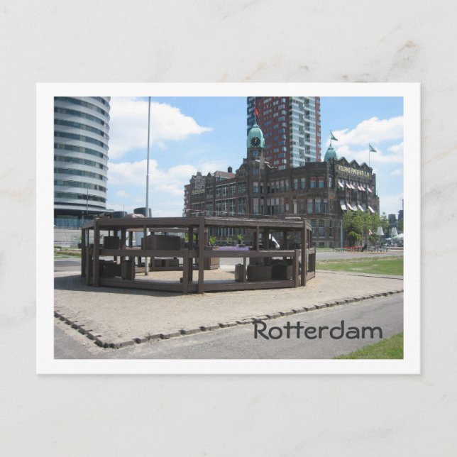 Monument for Dutch emigrants Postcard (Front)