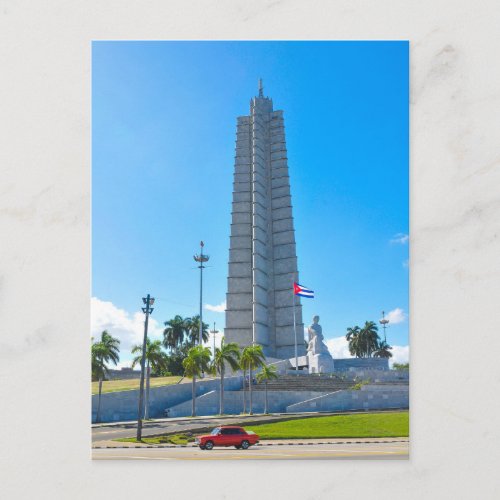 Monument in Havana Cuba Postcard