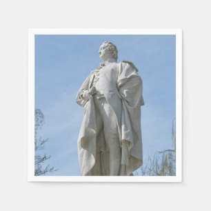 Monument of Johann Wolfgang von Goethe in Berlin Napkins