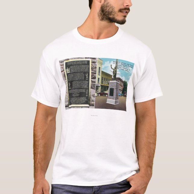 Monument Square and Erwin Historical Museum T-Shirt (Front)