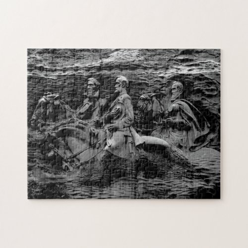 Monument Stone Mountain  Georgia Jigsaw Puzzle