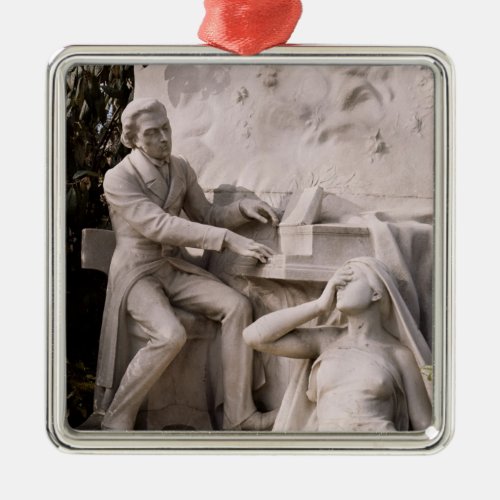 Monument to Frederic Chopin Metal Ornament