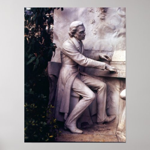 Monument to Frederic Chopin Poster