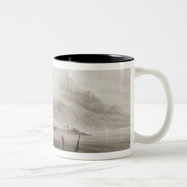Monument to General Ross at Rosstrevor Two-Tone Coffee Mug (Right)