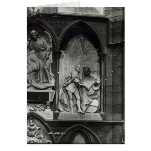 Monument to Handel, 1762 Cards (Front)