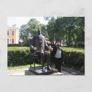 Monument to Peter the Great, St. Petersburg. Postcard