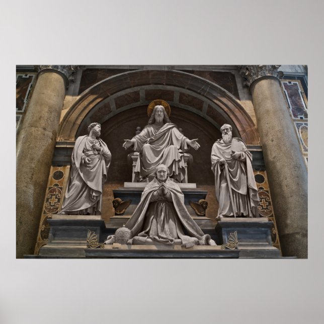 Monument to Pius VIII Poster (Front)