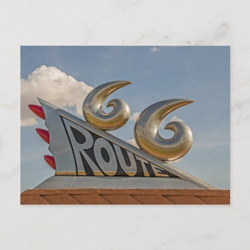 Monument to Route 66 Postcard