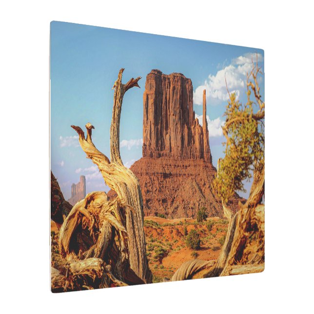 Monument Valley Arizona Southwestern Metal Art (Angled)