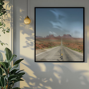 Monument Valley Arizona Utah Desert Landscape Poster