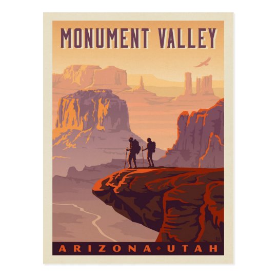 Monument Valley | Arizona & Utah Postcard | Zazzle.com