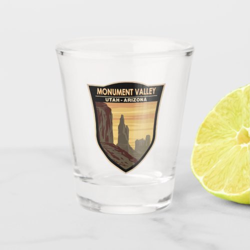 Monument Valley Arizona Utah Vintage  Shot Glass