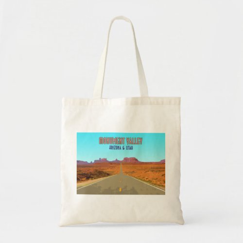 Monument Valley Arizona Utah Vintage Tote Bag