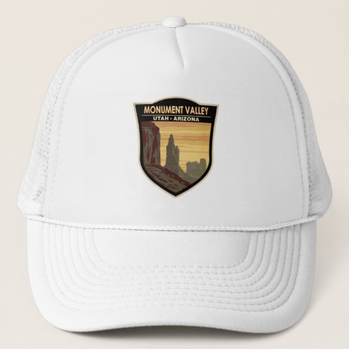 Monument Valley Arizona Utah Vintage Trucker Hat