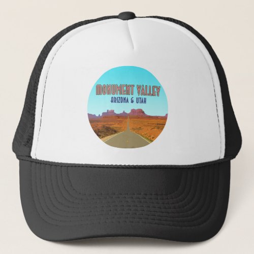 Monument Valley Arizona Utah Vintage Trucker Hat