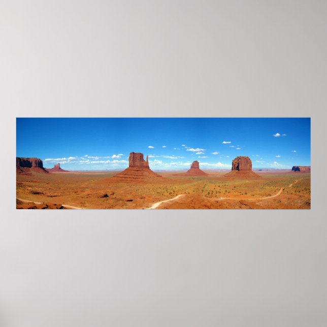 Monument Valley Between Arizona and Utah Poster (Front)